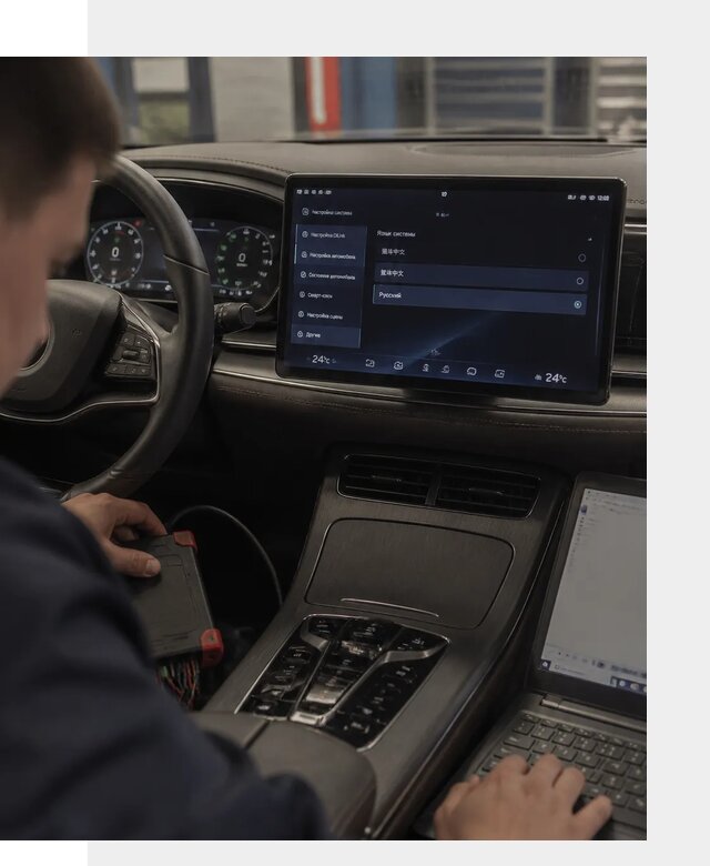 Русификация автомобиля BYD HAN для эксплуатации в Кулебаках